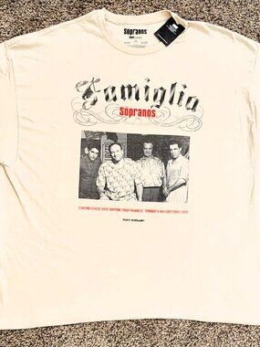 The Sopranos Famiglia T-Shirt Men's 3XL New with Tags